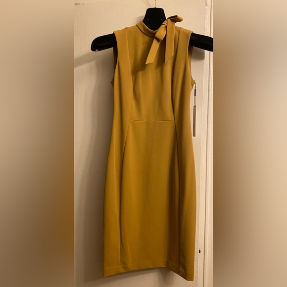 Calvin Klein Tie Neck Sleeveless dress - Picture 2 of 3